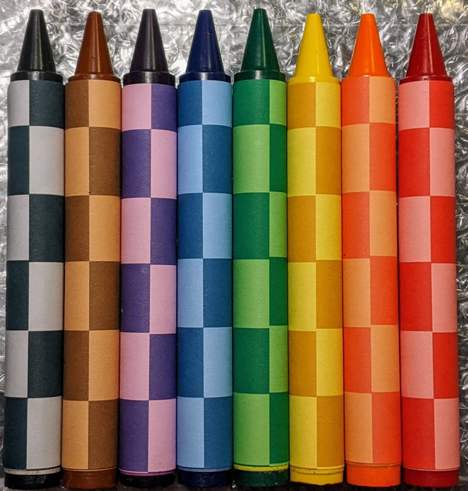 Steve Green Striped Crayons Collection